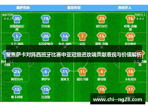聚焦萨卡对阵西班牙比赛中亚冠级进攻端贡献表现与价值解析